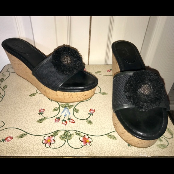 Coach Wedge Sandals - Picture 1 of 7